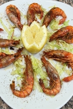 GAMBAS A LA PLANCHA