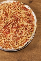 PIZZA ESPAGUETI A LA BOLO�ESA